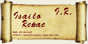 Isailo Repac vizit kartica